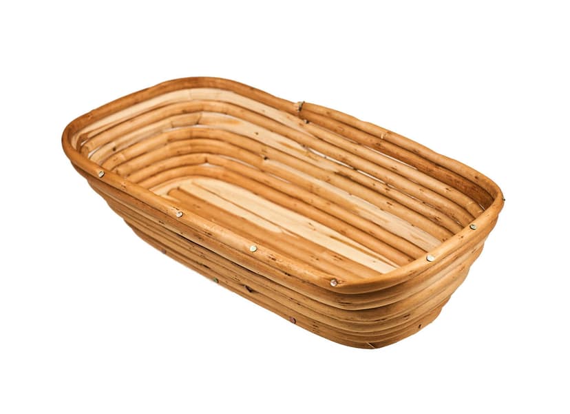 Koszyk wiklinowy kwadratowy do wyrastania chleba 0,6 kg