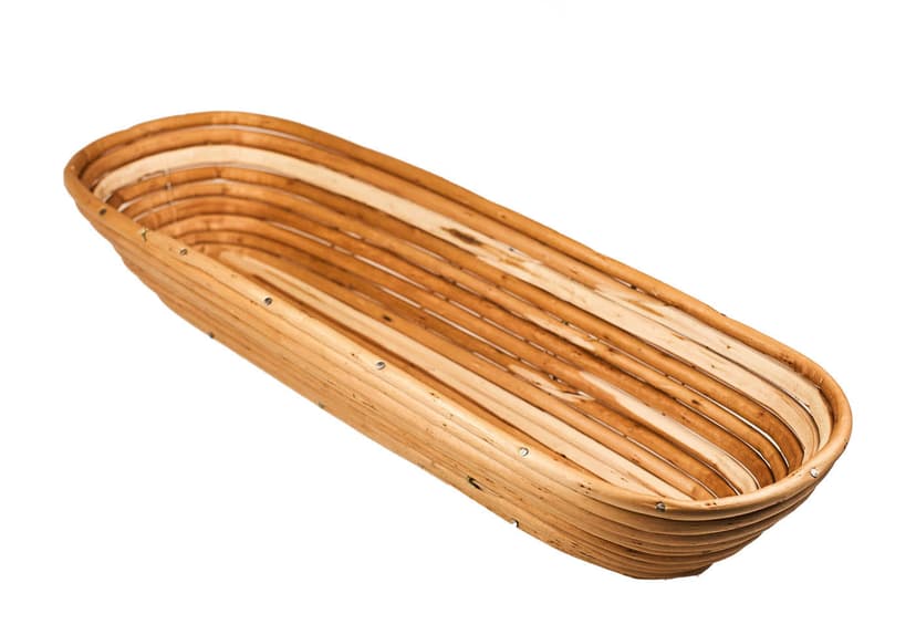 Koszyk wiklinowy podłużny do wyrastania chleba 2 kg