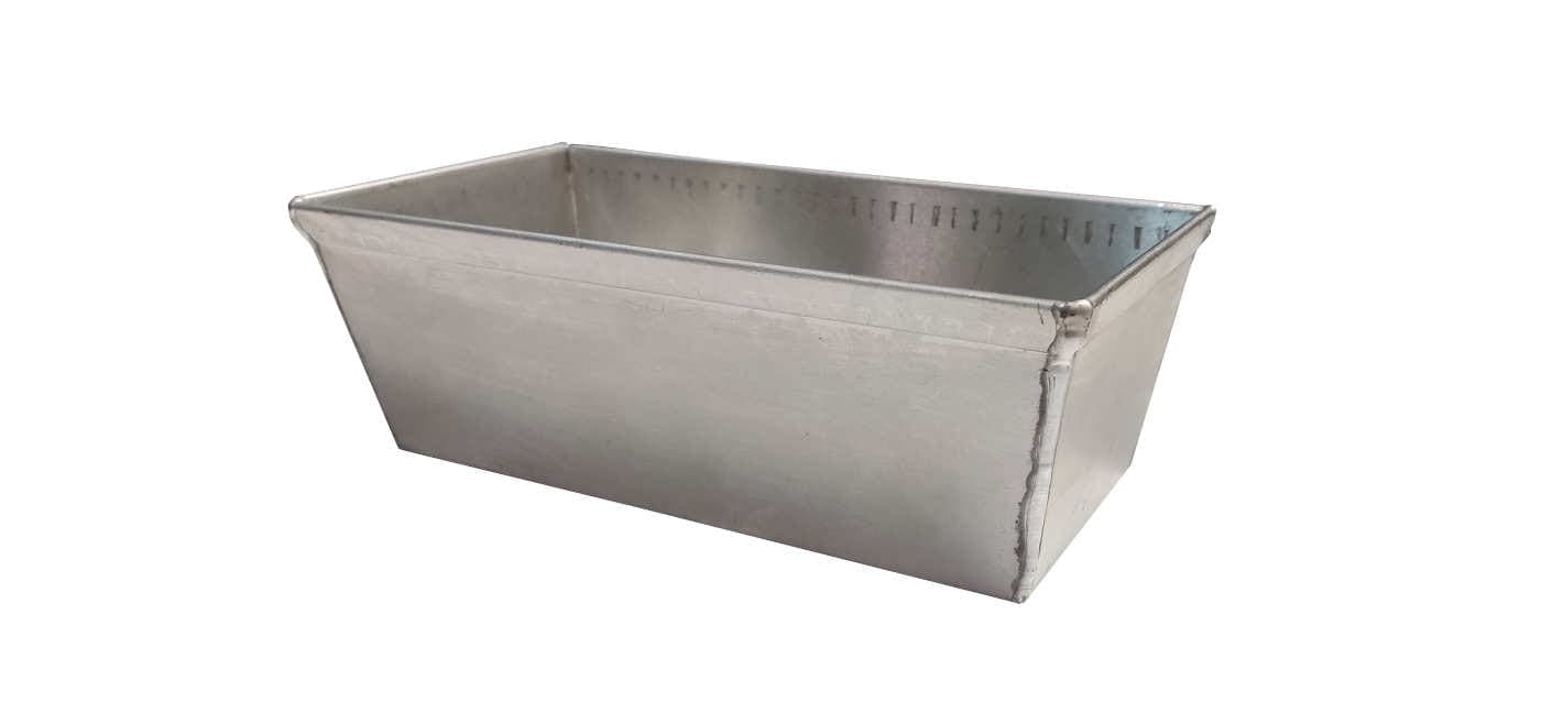 Forma aluminiowa spawana do chleba 25x10x7 cm (0,8 kg)