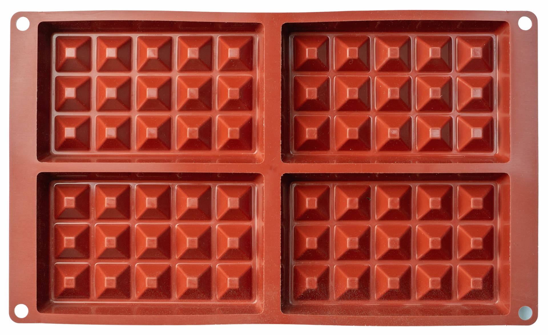 Silikónová forma na pečenie waflí Waffel Classic 4 jamky