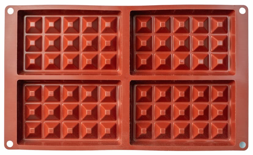 Silikónová forma na pečenie waflí Waffel Classic 4 jamky