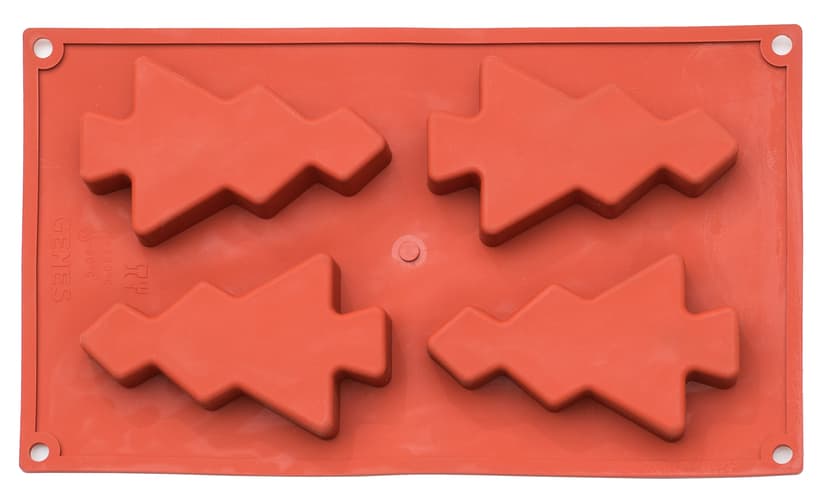 Silikónová forma na pečenie STROMČEKY 4 jamky